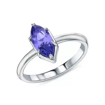 Серебряное кольцо с фианитами