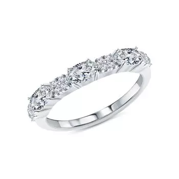 Серебряное кольцо с фианитами