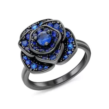 Серебряное кольцо с фианитами