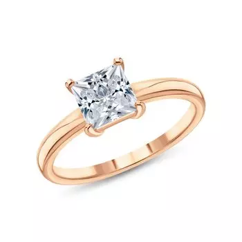 Серебряное кольцо с фианитами