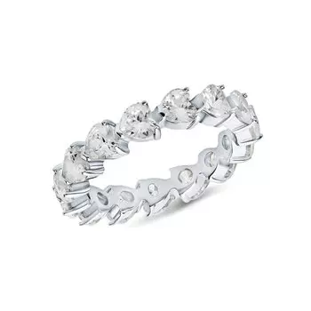 Серебряное кольцо с фианитами