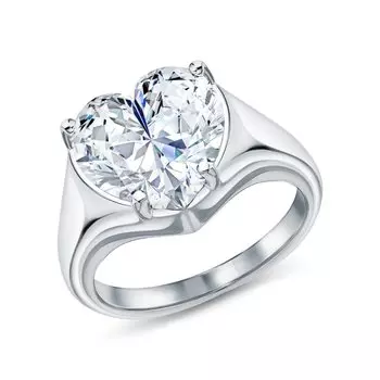 Серебряное кольцо с фианитами