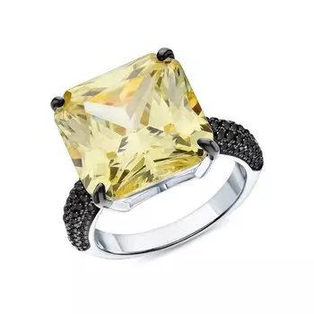 Серебряное кольцо с фианитами