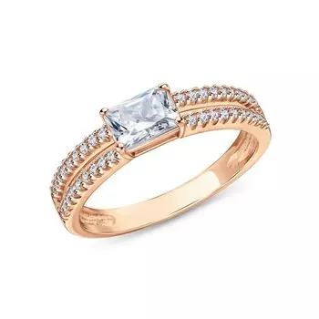 Серебряное кольцо с фианитами