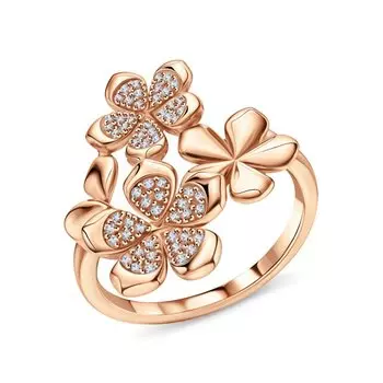 Серебряное кольцо с фианитами