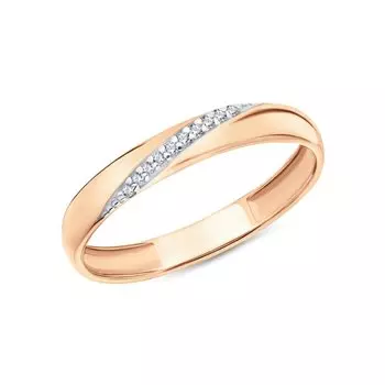 Серебряное кольцо с фианитами