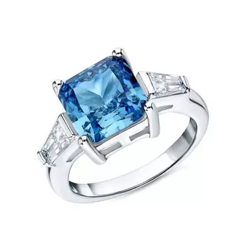 Серебряное кольцо с фианитами