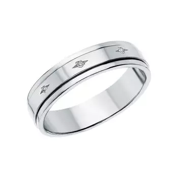 Серебряное кольцо с фианитами