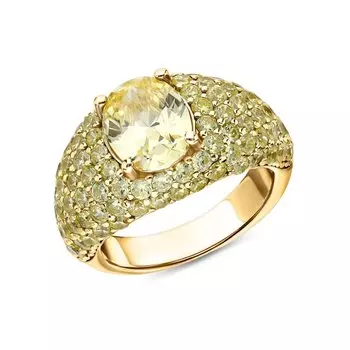 Серебряное кольцо с фианитами