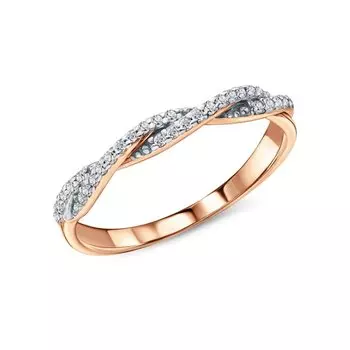 Серебряное кольцо с фианитами