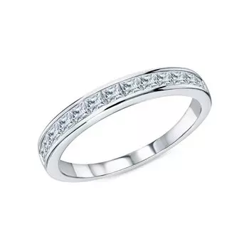 Серебряное кольцо с фианитами