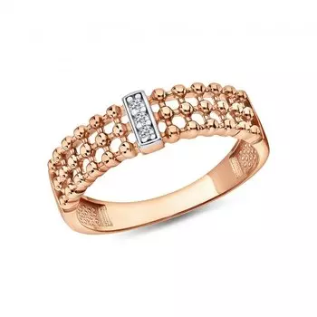 Серебряное кольцо с фианитами