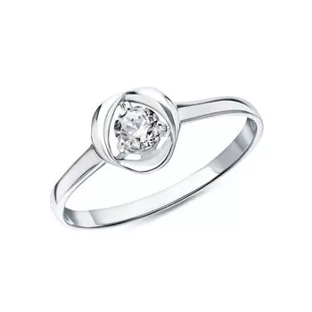Серебряное кольцо с фианитами