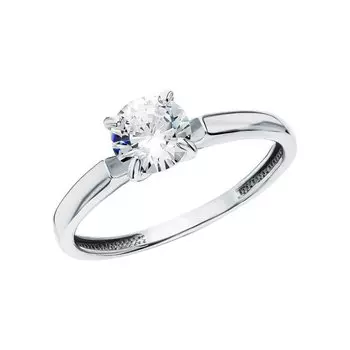 Серебряное кольцо с фианитами