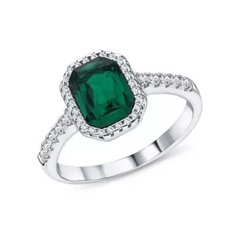 Серебряное кольцо с фианитами