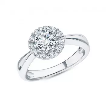 Серебряное кольцо с фианитами