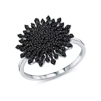 Серебряное кольцо с фианитами