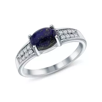 Серебряное кольцо с фианитами