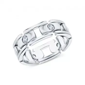 Серебряное кольцо с фианитами