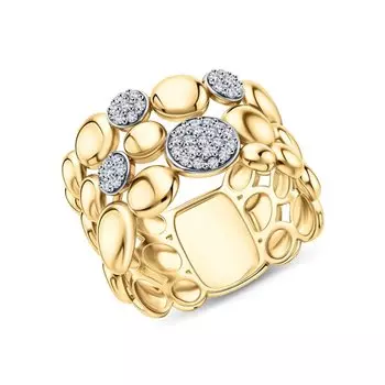 Серебряное кольцо с фианитами