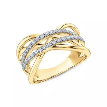 Серебряное кольцо с фианитами