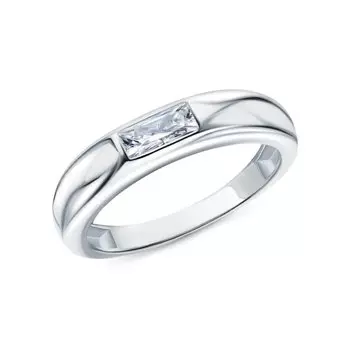 Серебряное кольцо с фианитами