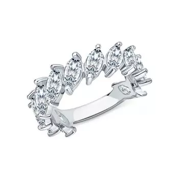 Серебряное кольцо с фианитами