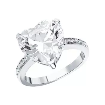 Серебряное кольцо с фианитами