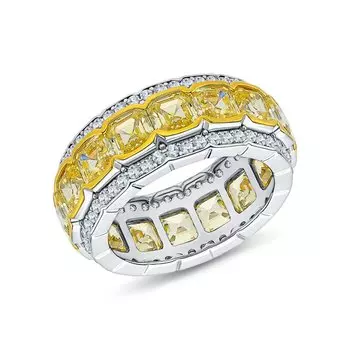 Серебряное кольцо с фианитами