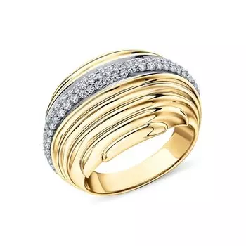 Серебряное кольцо с фианитами