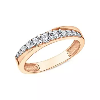 Серебряное кольцо с фианитами