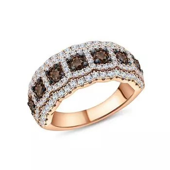 Серебряное кольцо с фианитами