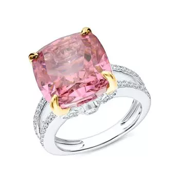 Серебряное кольцо с фианитами