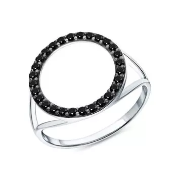 Серебряное кольцо с фианитами