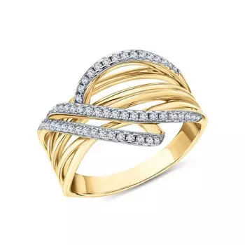 Серебряное кольцо с фианитами