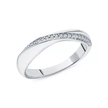 Серебряное кольцо с фианитами