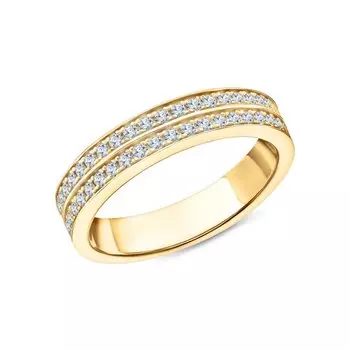 Серебряное кольцо с фианитами