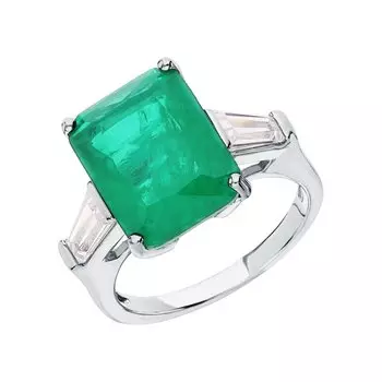 Серебряное кольцо с фианитами