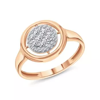 Серебряное кольцо с фианитами