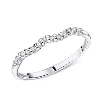 Серебряное кольцо с фианитами