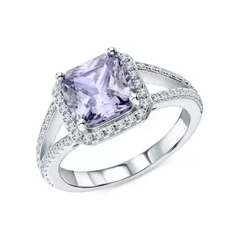 Серебряное кольцо с фианитами