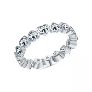 Серебряное кольцо с фианитами