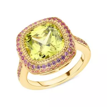 Серебряное кольцо с фианитами