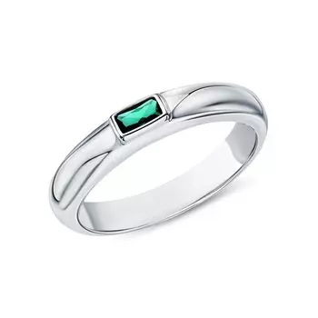 Серебряное кольцо с фианитами