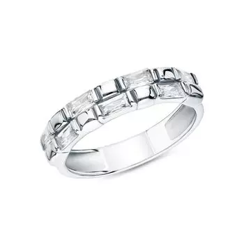 Серебряное кольцо с фианитами