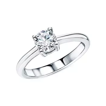 Серебряное кольцо с фианитами