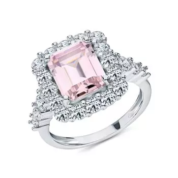 Серебряное кольцо с фианитами