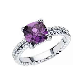 Серебряное кольцо с фианитами