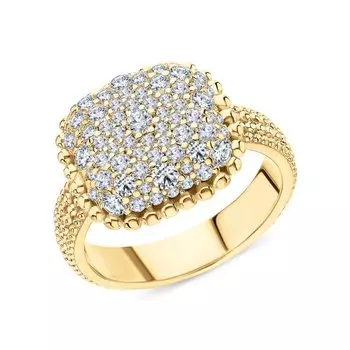 Серебряное кольцо с фианитами