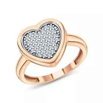 Серебряное кольцо с фианитами